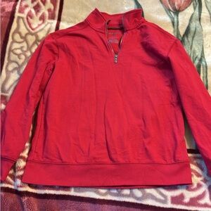 Tommy Bahama Red Quarter-Zip Pullover